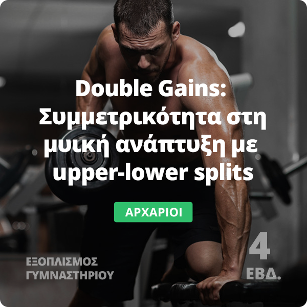 Double gains - Πρόγραμμα 4 ημερών | Ensomati Fitpro